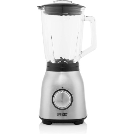 Princess Frullatore Elettrico da Tavolo, 1000 W, 1.5 Litri, 4 velocità, Acciaio Inox Spazzolato