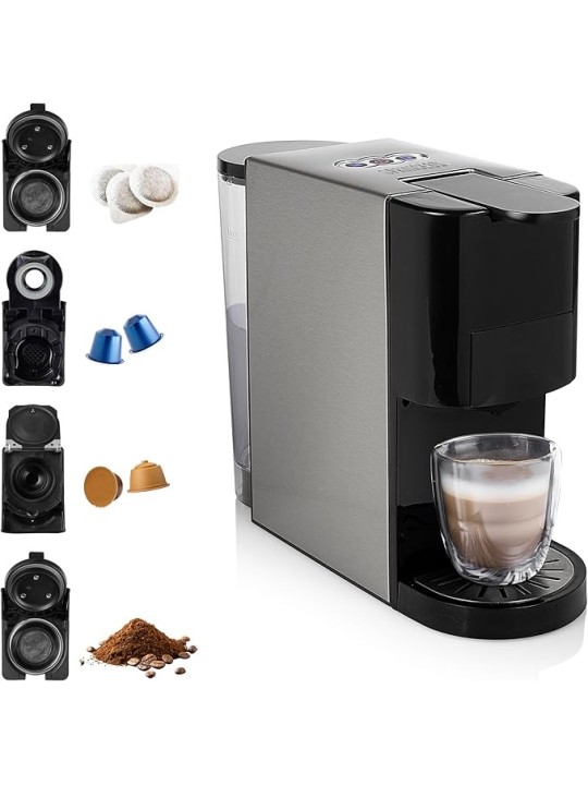 Princess Macchina Caffè Multi Capsule 5 in 1, Nespresso, 0.8L, 1450W