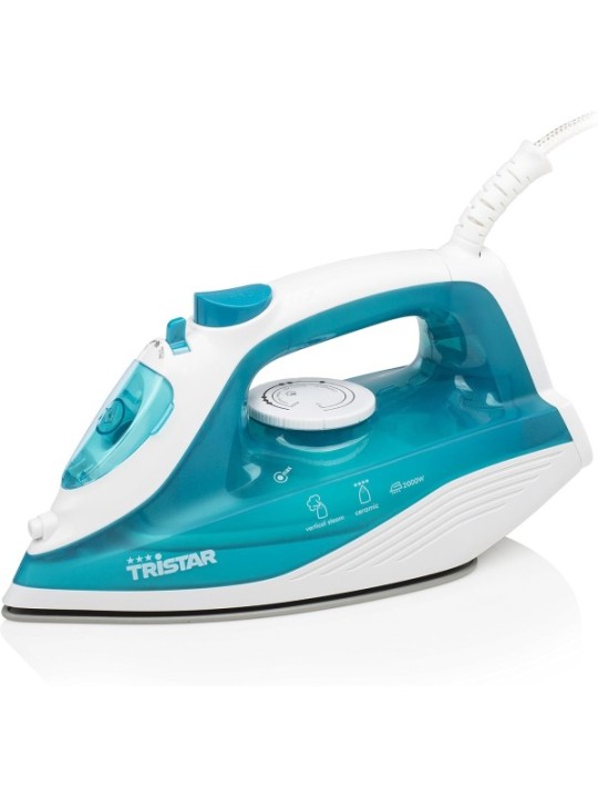 Tristar ST-8300 Ferro da Stiro - Piastra in Ceramica, 2000W di Potenza