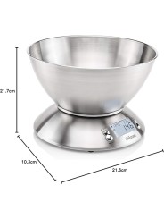 Tristar Bilancia da Cucina in Acciaio Inox con Display LED