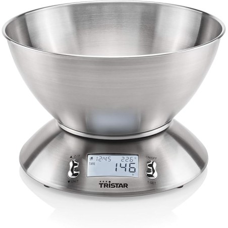 Tristar Bilancia da Cucina in Acciaio Inox con Display LED