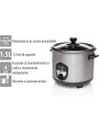 Tristar Cuociriso Elettrico, 1,5 Litri in Acciaio Inox