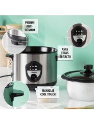 Tristar Cuociriso Elettrico, 1,5 Litri in Acciaio Inox