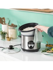 Tristar Cuociriso Elettrico, 1,5 Litri in Acciaio Inox