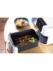 Ardes Friggitrice Ad Aria, Slim Extra Profonda, Friggisana Infinity 8L W, AirFryer con Display Digitale Touch, Nera
