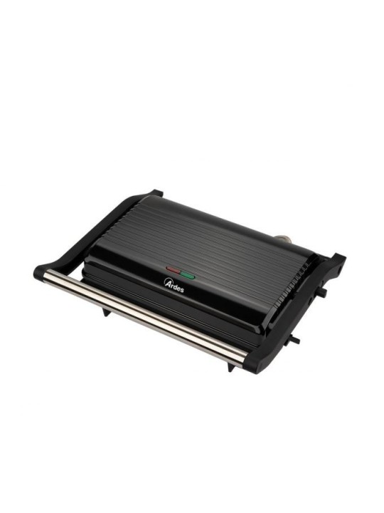 Ardes Bistecchiera Elettrica con Piastre Antiaderenti, 1000W, Sfizio Flex Nero