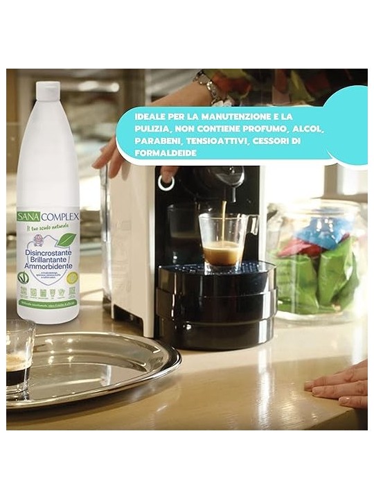 Ardes Decalcificante SANACOMPLEX, Anticalcare Detergente Multiuso Igienizzante e Ammorbidente 500ml