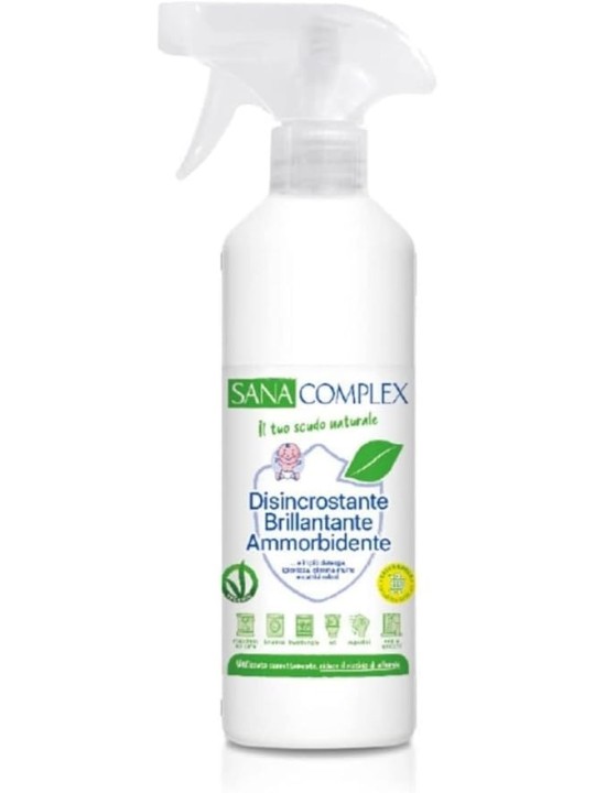 Ardes Decalcificante SANACOMPLEX, Anticalcare Detergente Multiuso Igienizzante e Ammorbidente 500ml