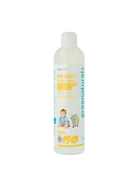 Pavimenti Piccoli Amici con Olio Essenziale Bio di Timo, Tea Tree & Lavanda, 500ml