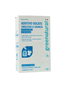Additivo Bucato, Smacchia e Sbianca, con Ossigeno Attivo con Bicarbonato, 1Kg