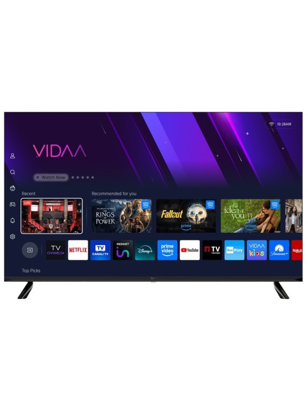 Tele System "TS43FLQLED SMV15F" Smart TV QLED 43" 4K UHD Frameless - Powered by Vidaa