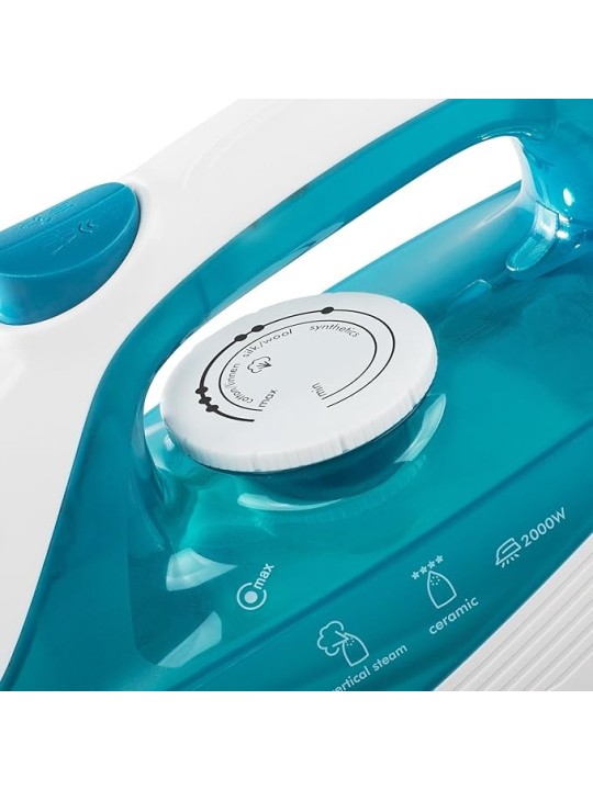 Tristar ST-8300 Ferro da Stiro - Piastra in Ceramica, 2000W di Potenza