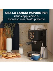 Princess Macchina per Espresso - 1100W, 20 Bar con Scaldatazze e Beccuccio a Vapore