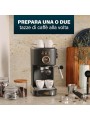 Princess Macchina per Espresso - 1100W, 20 Bar con Scaldatazze e Beccuccio a Vapore