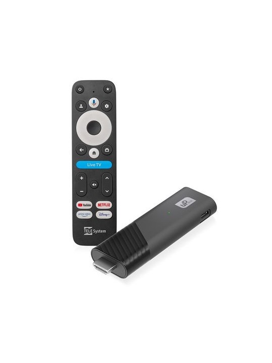 Tele System - Stick Google TV 4K UHD per Smart TV