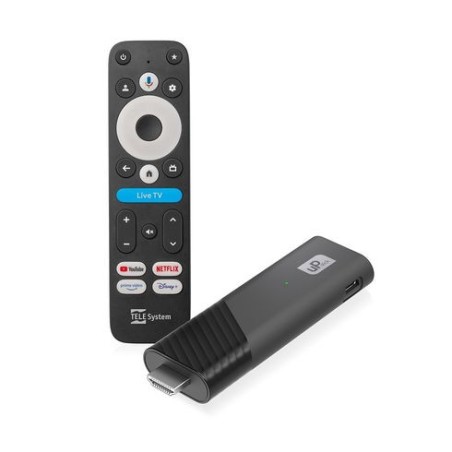 Tele System - Stick Google TV 4K UHD per Smart TV