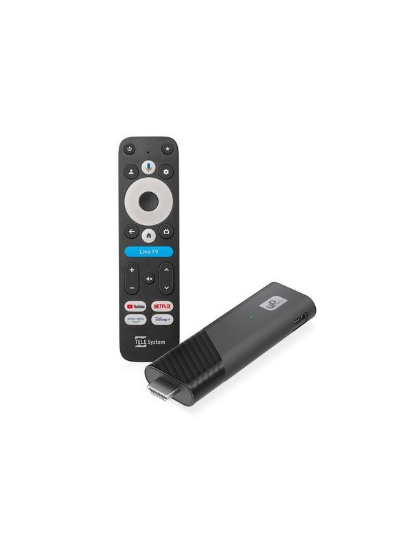 Tele System - Stick Google TV 4K UHD per Smart TV
