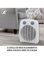 Ardes Termoventilatore Siroco, Doppia Potenza Eco/Comfort con Termostato