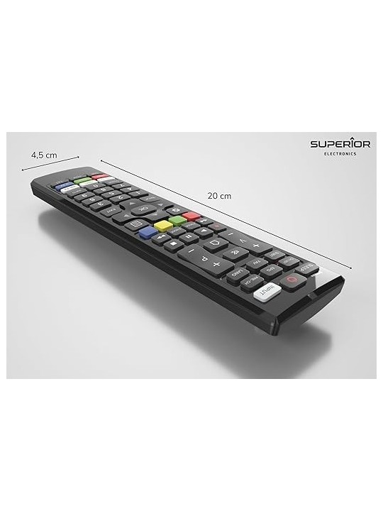 Superior - Telecomando HiSense Universale Compatibile per TV Basic e Smart TV