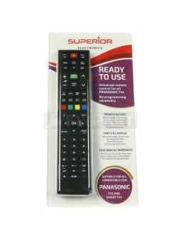 Superior - Telecomando Panasonic Universale Compatibile per TV Basic e Smart TV