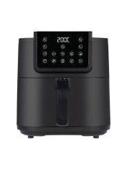 Ardes Friggitrice Ad Aria, Slim Extra Profonda, Friggisana Infinity 8L W, AirFryer con Display Digitale Touch, Nera