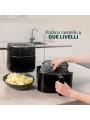 Princess Friggitrice ad Aria Digitale, Max 8L, 6 Programmi Preimpostati, Meno Olio e Display Digitale