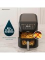 Princess Slim Fry Airfryer, 8 Lt , 2000 W, 8 Programmi, Display Touchscreen Digitale