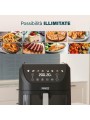 Princess Slim Fry Airfryer, 8 Lt , 2000 W, 8 Programmi, Display Touchscreen Digitale