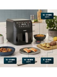 Princess Slim Fry Airfryer, 8 Lt , 2000 W, 8 Programmi, Display Touchscreen Digitale
