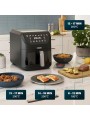 Princess Slim Fry Airfryer, 8 Lt , 2000 W, 8 Programmi, Display Touchscreen Digitale