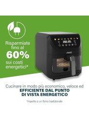 Princess Slim Fry Airfryer, 8 Lt , 2000 W, 8 Programmi, Display Touchscreen Digitale