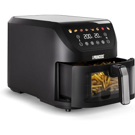 Princess Slim Fry Airfryer, 8 Lt , 2000 W, 8 Programmi, Display Touchscreen Digitale